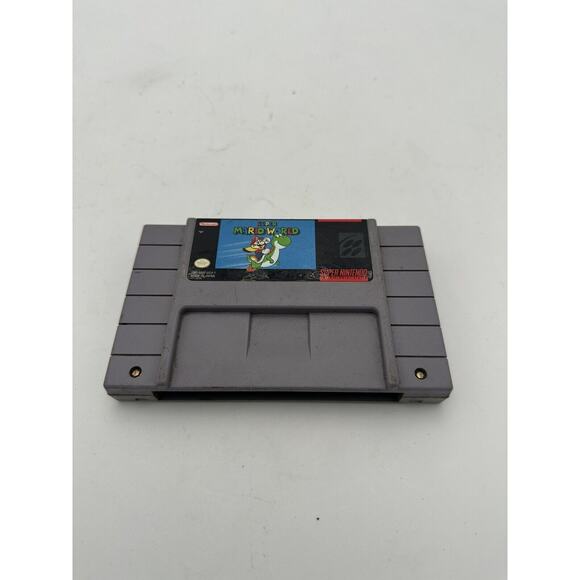 Super Mario World Super Nintendo Entertainment System SNES Video Game Tested!